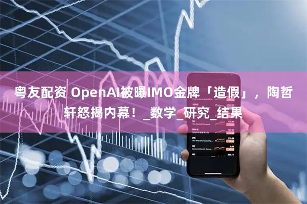粤友配资 OpenAI被曝IMO金牌「造假」，陶哲轩怒揭内幕！_数学_研究_结果